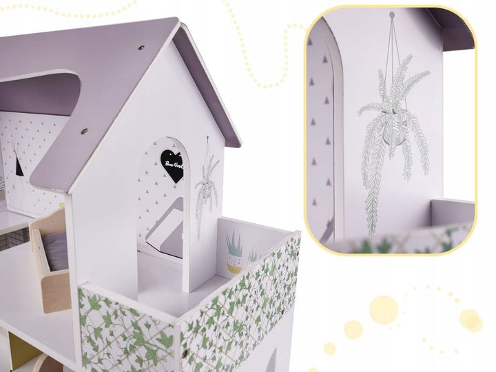 Medinis lėlių namelis Fluxar home MN-1076 70cm