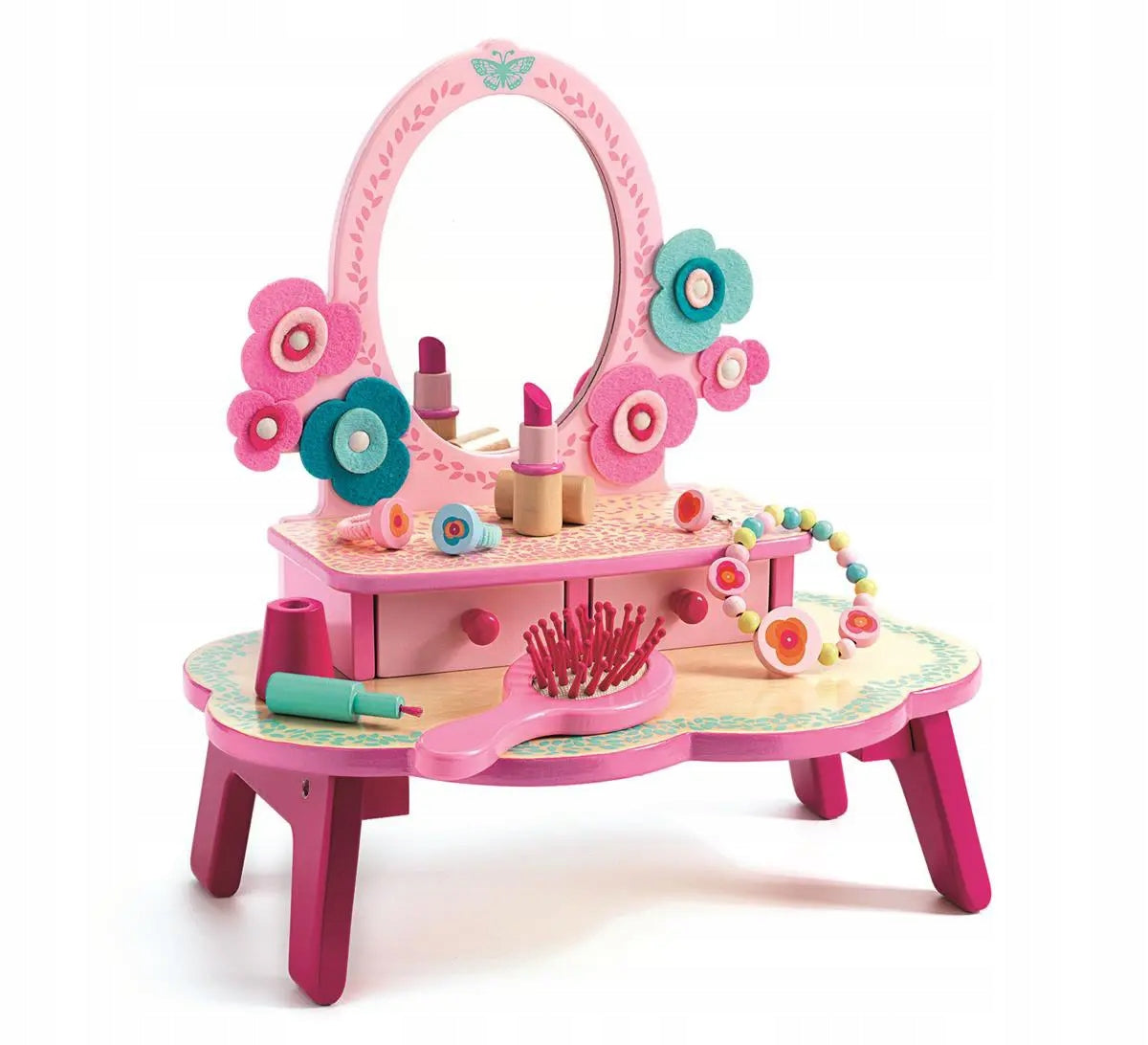 Wooden dressing table - pink Djeco