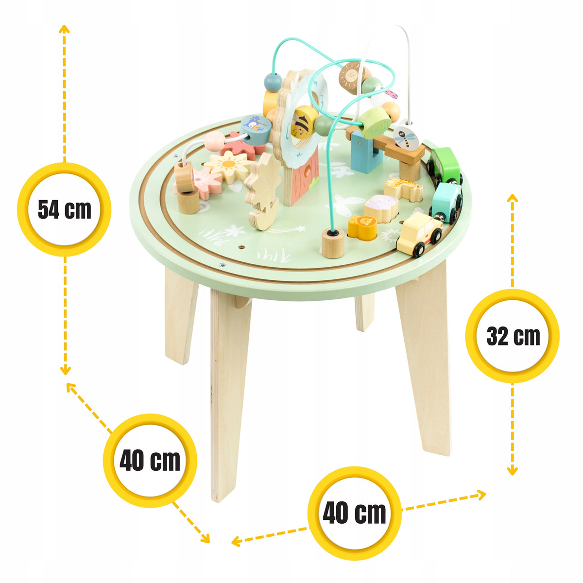 Wooden educational table children queue toy gift year birthday Brand no brand