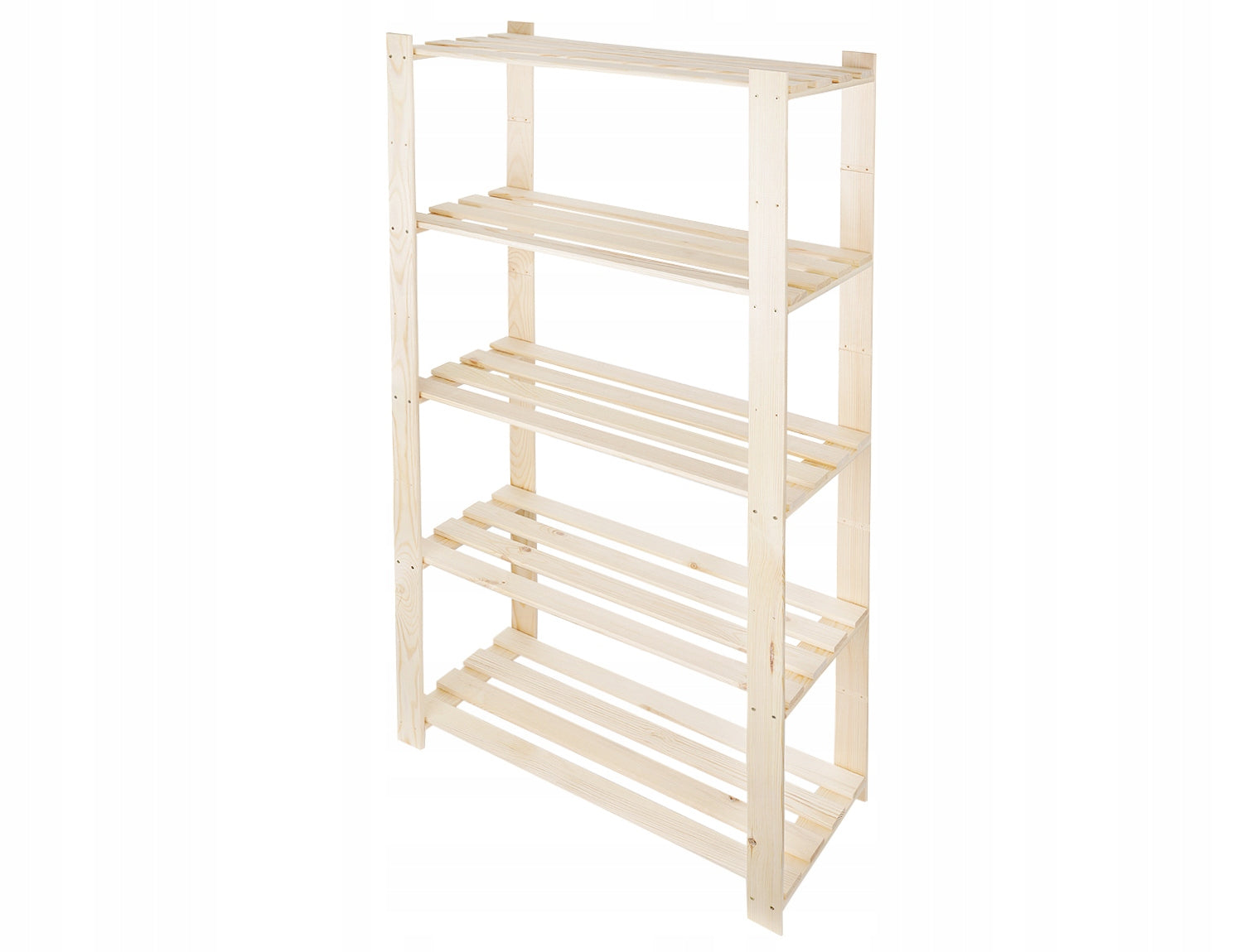 Wooden garage office shelving unit for pantry 5 shelves 170x80x38 cm MANUFACTURER