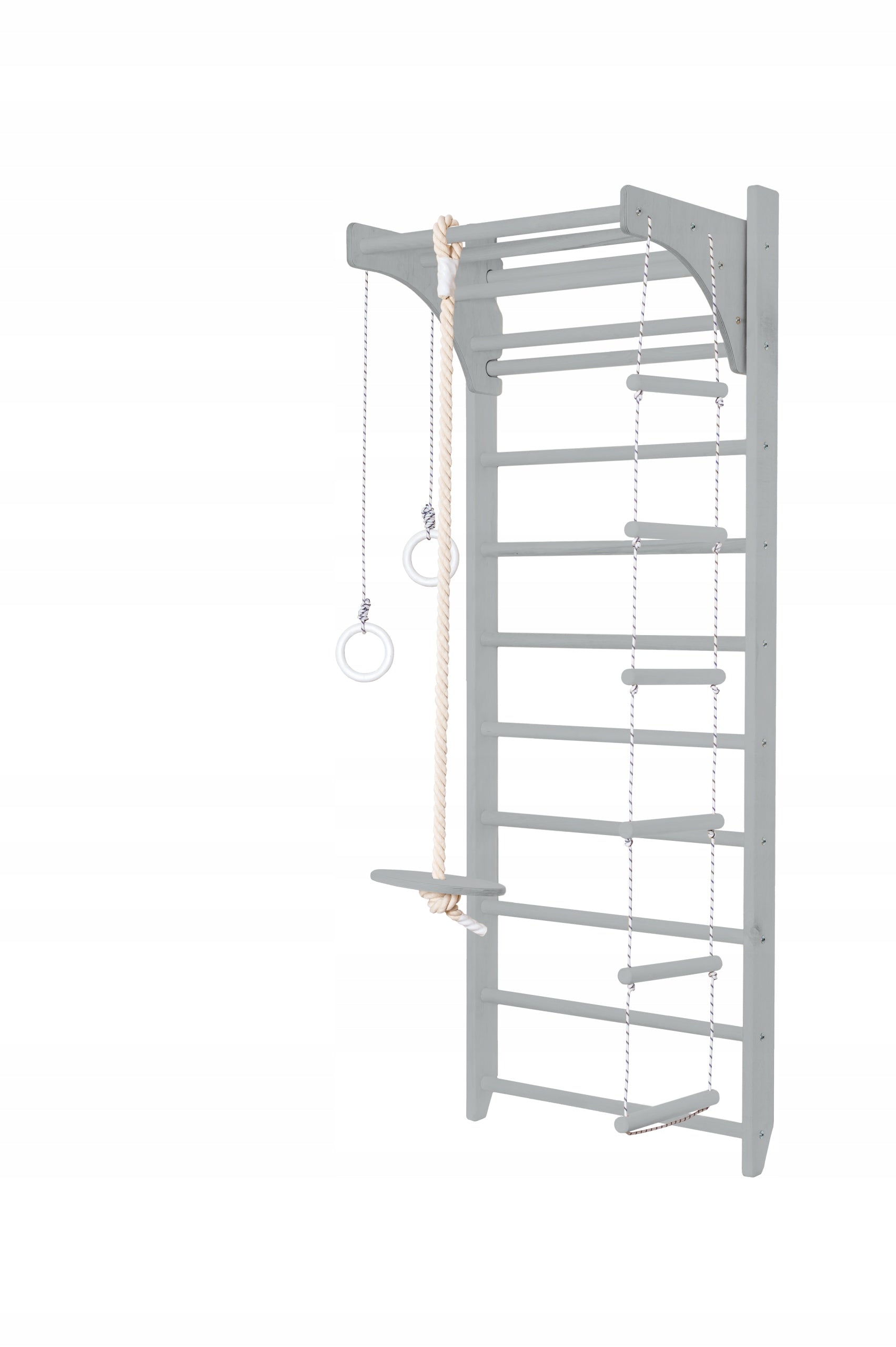 Wooden gymnastic ladder GREY 220 cmx80 cm Packaging status original