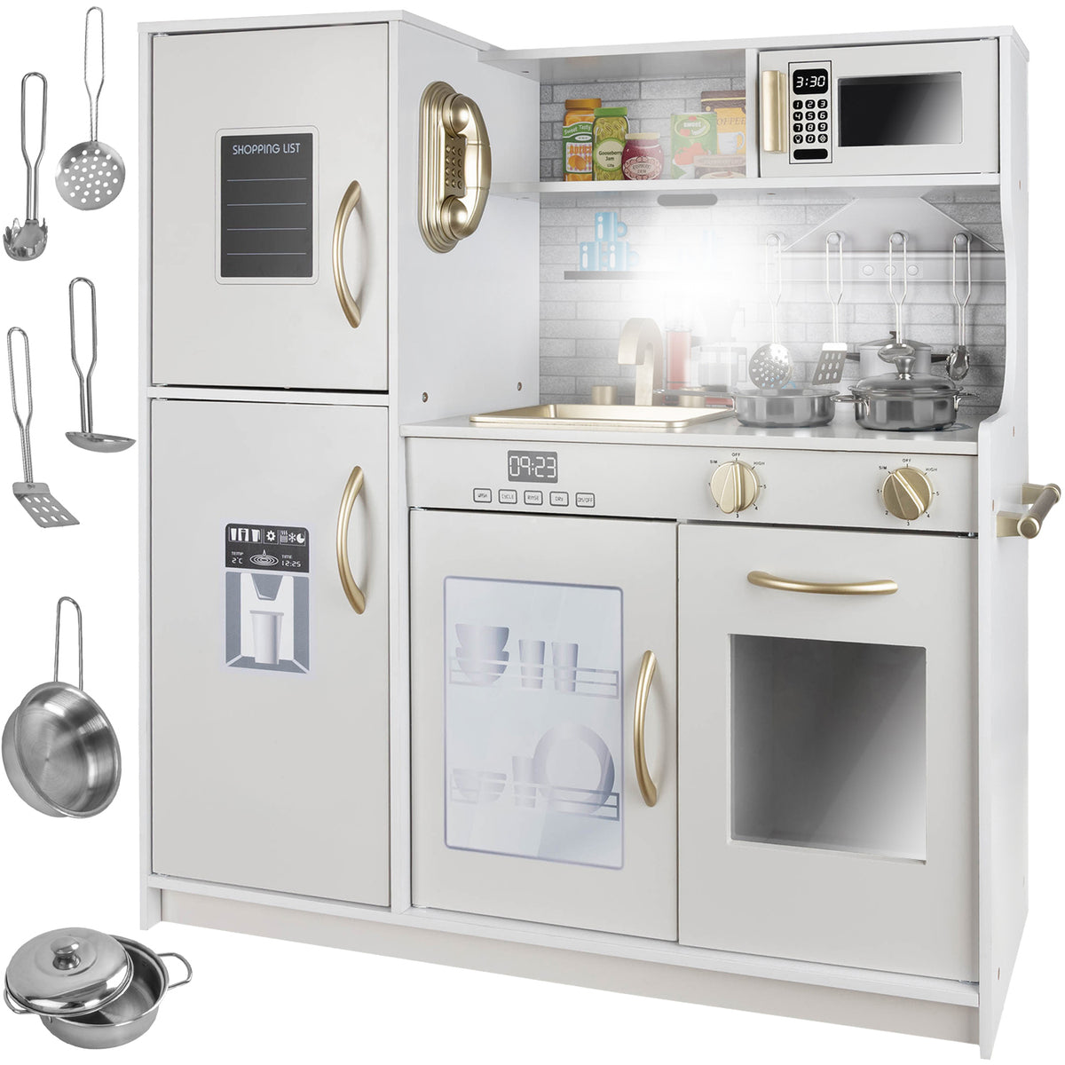 Wooden kitchen Kruzzel 22117 Color white