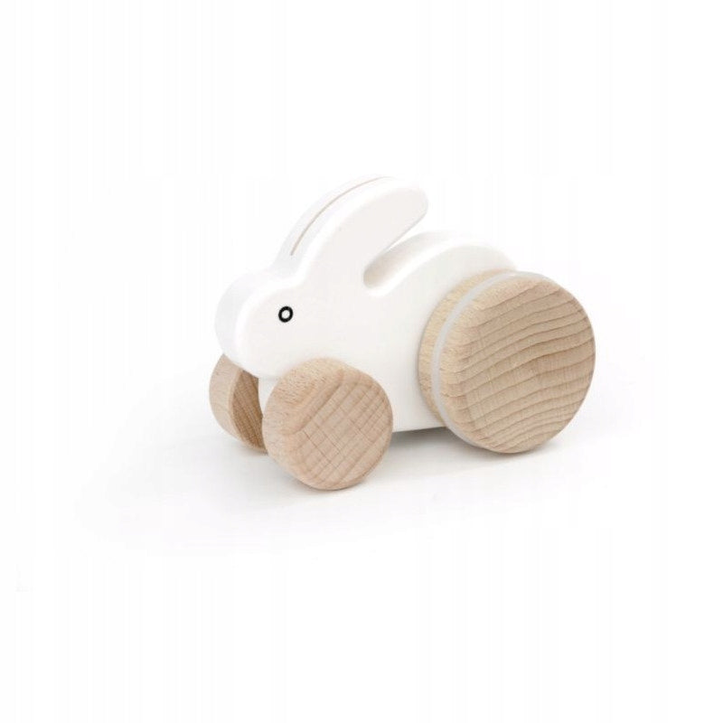 Wooden little rabbit (jumping) Bajo 1,5+ - Pink Color pink