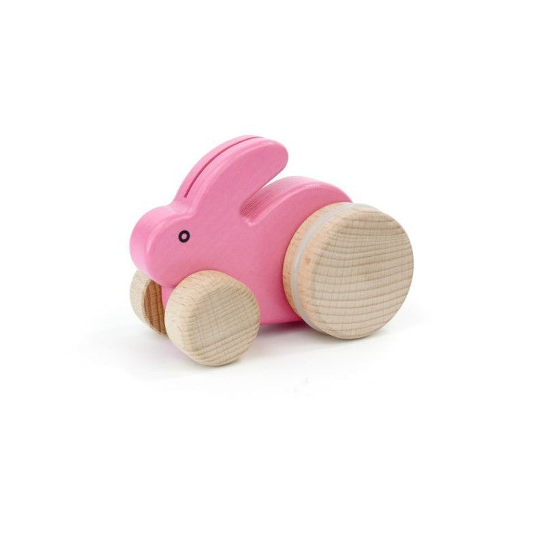 Wooden little rabbit (jumping) Bajo 1,5+ - Pink