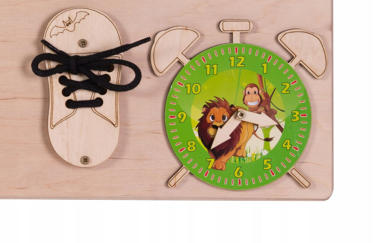 Wooden manipulation board 75 x 50 cm Brand 3toysm