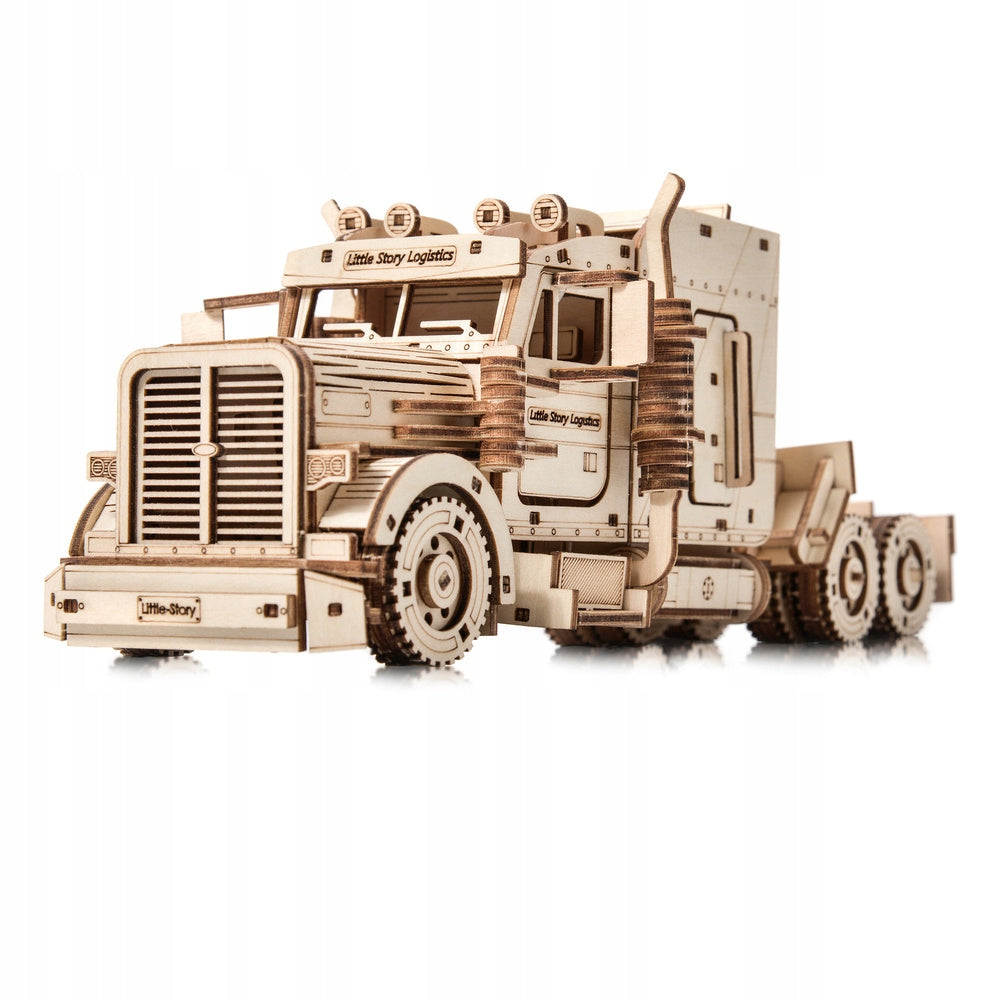 Wooden model 3D Truck Tir – plywood puzzle for folding Manufacturer code E013