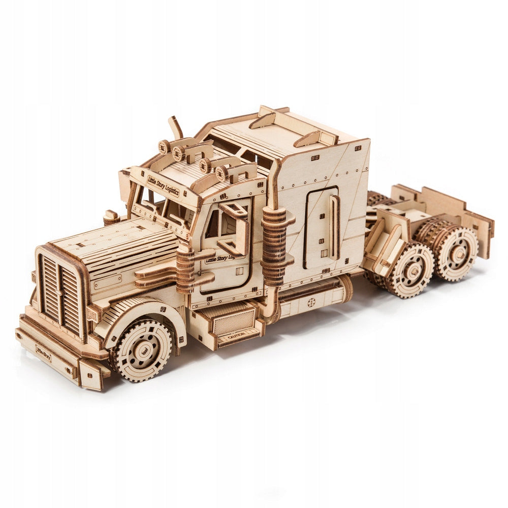 Wooden model 3D Truck Tir – plywood puzzle for folding Packaging status original