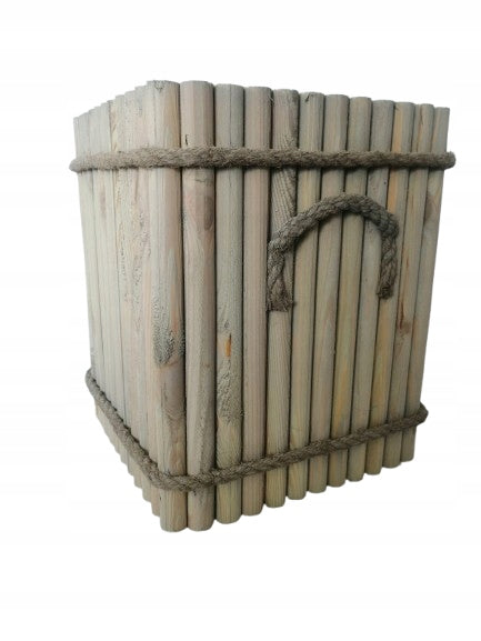 Wooden pot for heather rustic cover large Christmas tree stand Brand no brand
