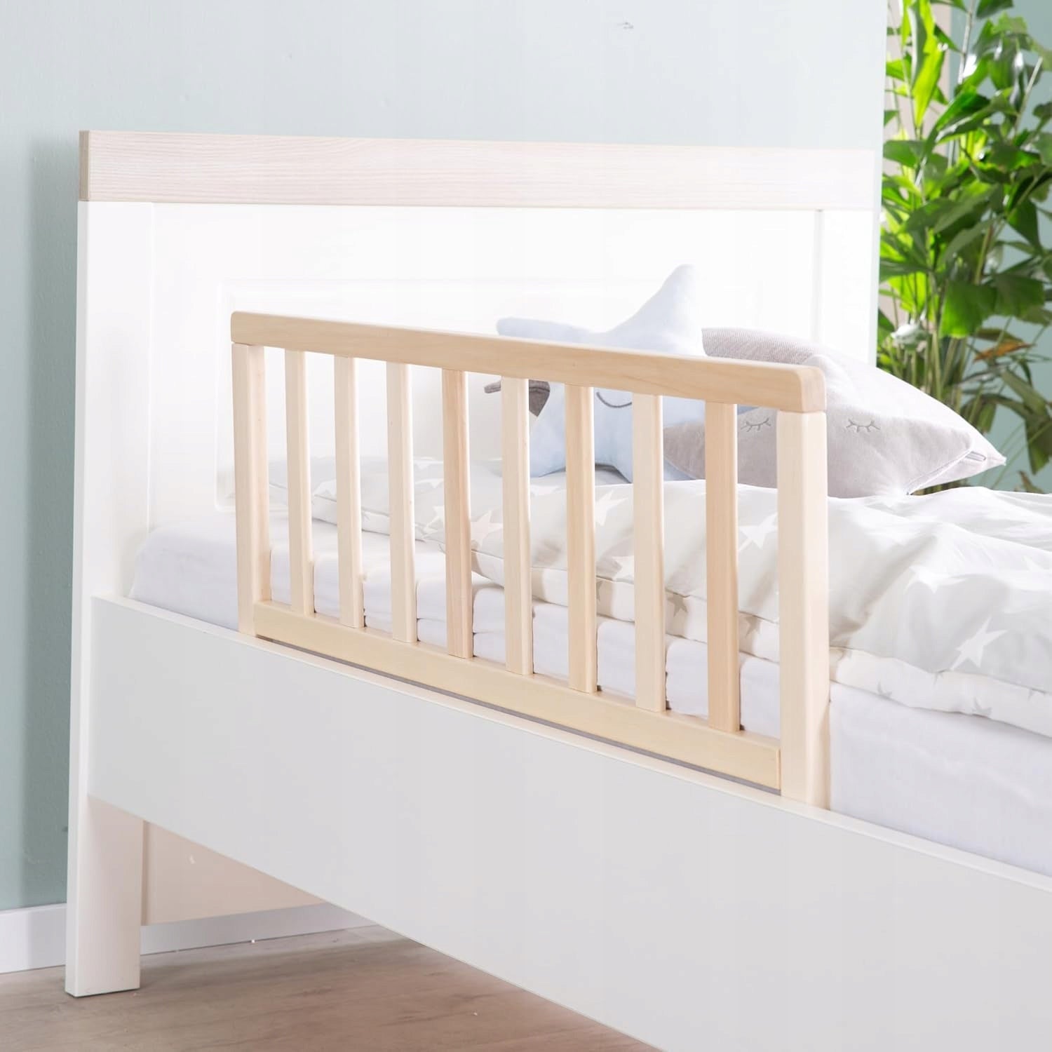 Wooden protective barrier Roba 87,5 cm, Natural Wood Manufacturer code 4005317339351