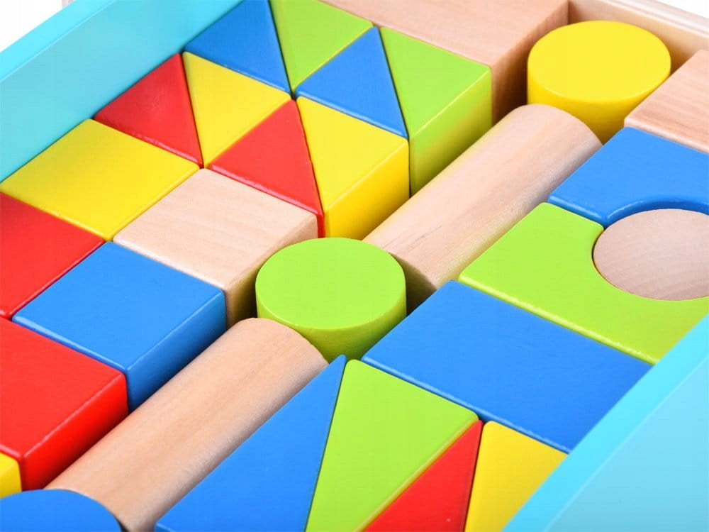 Wooden pusher, pusher, trolley + blocks Character/Title none