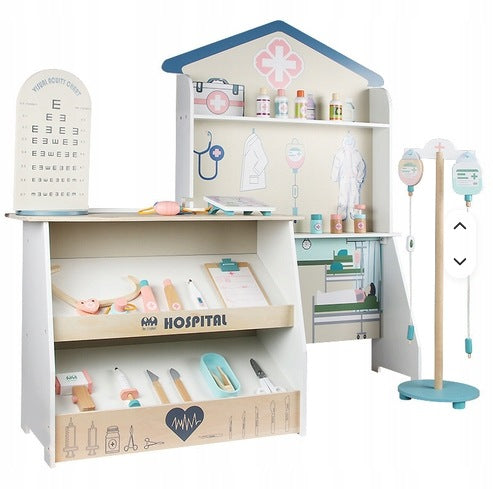 Wooden set doctor hospital nurse toy for children Manufacturer code 6970776641032