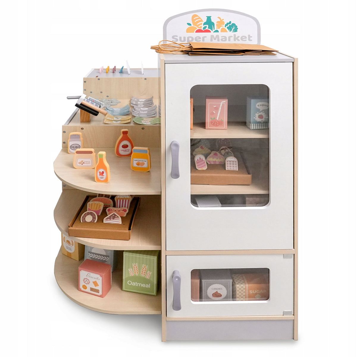 Wooden shop Mamabrum corner with bar and 106 accessories Brand Mamabrum