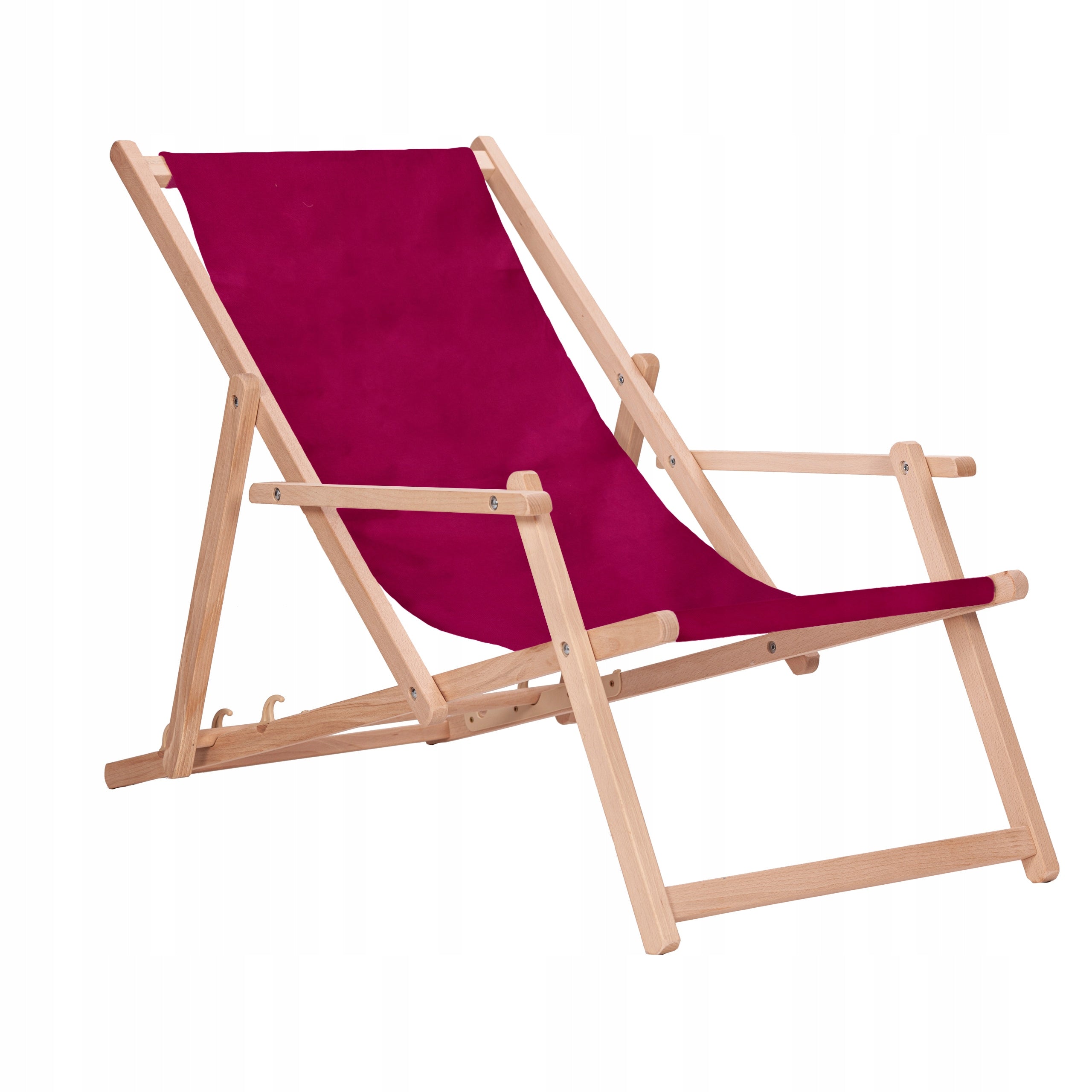 Wooden sun lounger with garden armrests San-Drew TP36 Brand San-Drew