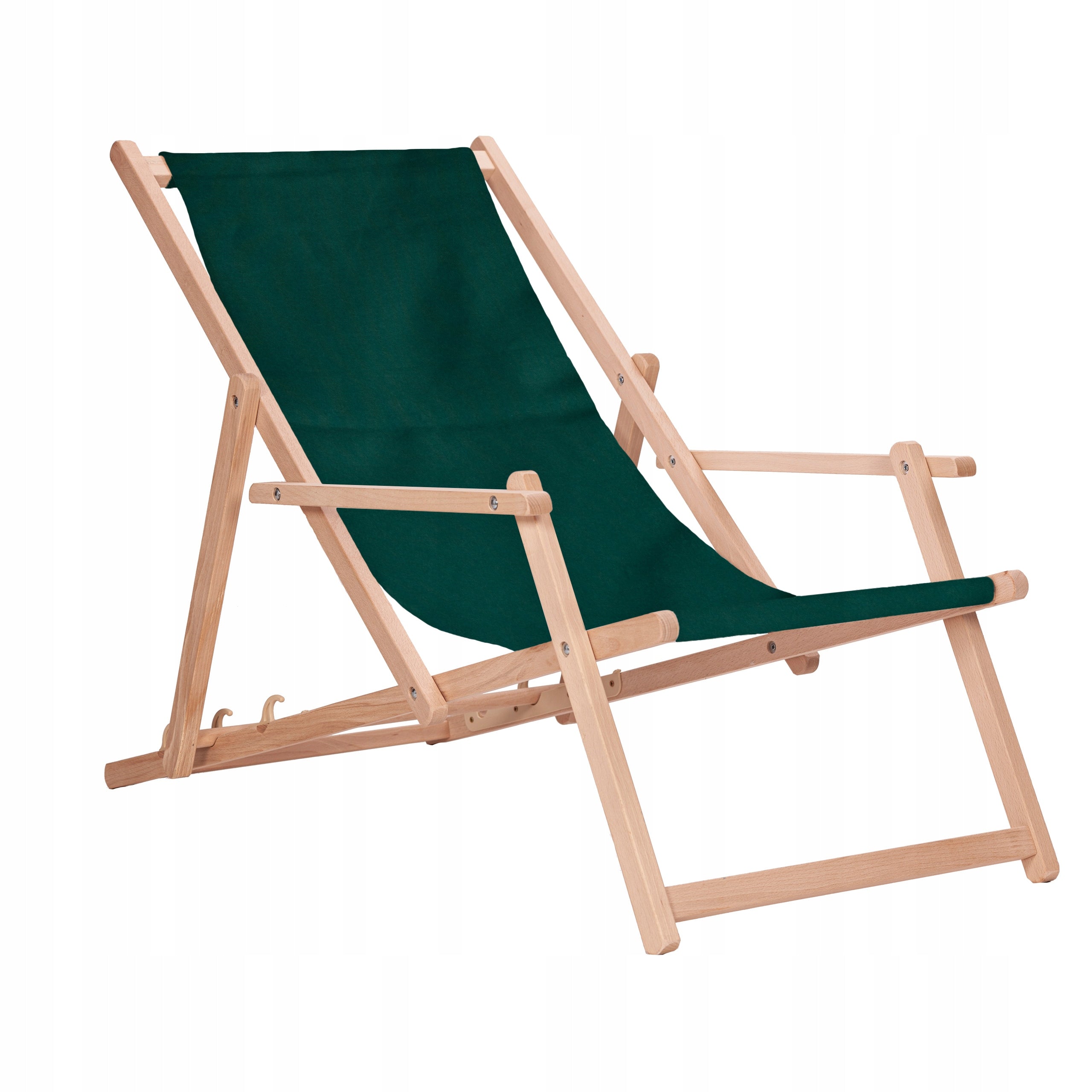 Wooden sun lounger with garden armrests San-Drew TP36 Packaging status original