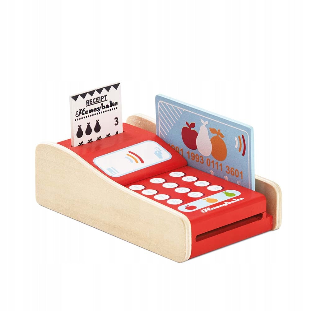 Wooden terminal for card payment, children's toy, shop Le Toy Van