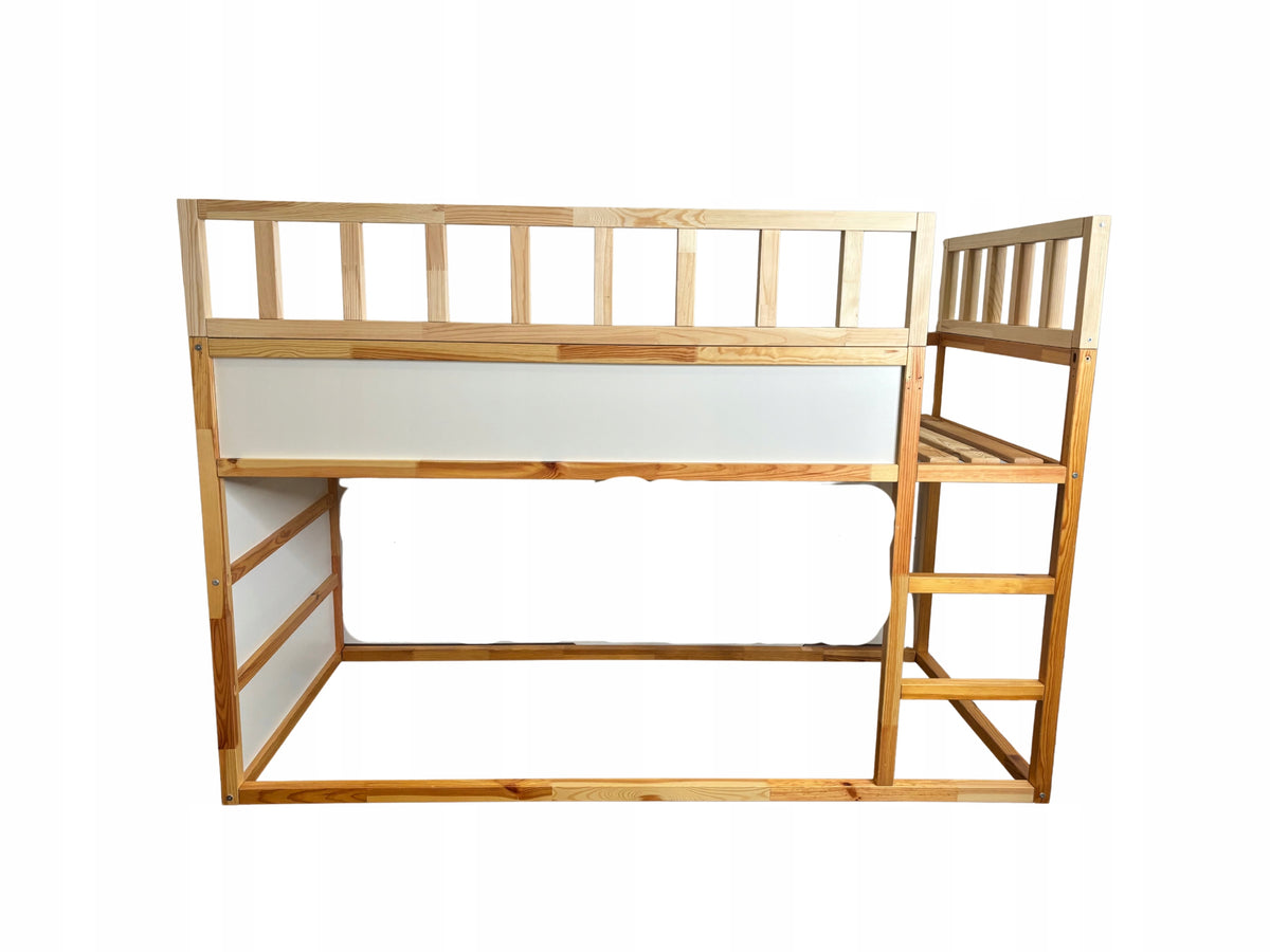 Wooden top railing for IKEA KURA bed. Set LINO DUO SPLIT 165x90cm