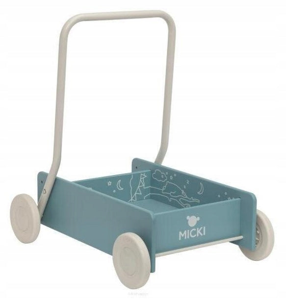 Wooden walker blue