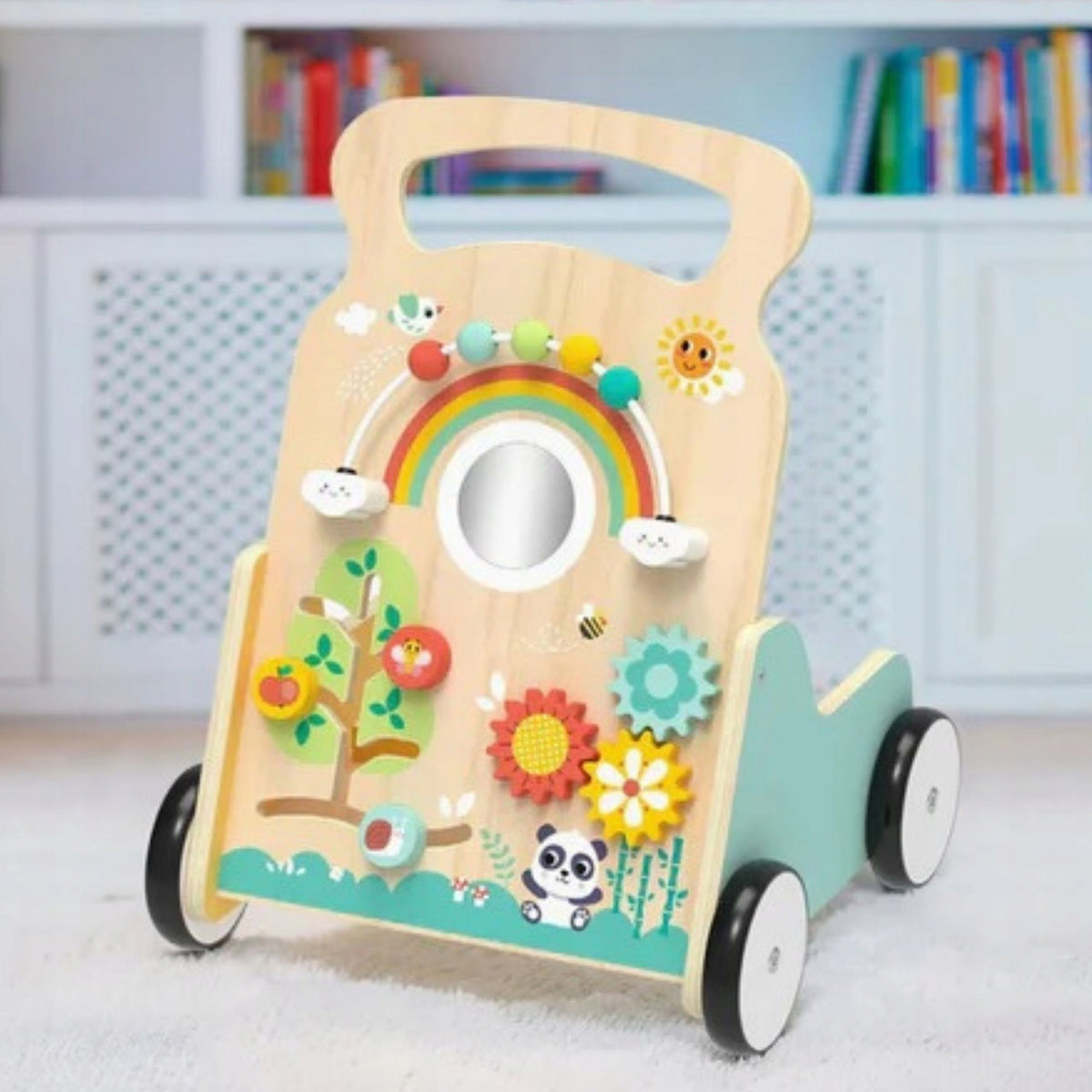 Wooden walker for children 5in1 pusher educational activity center 12M+ Manufacturer code HP053
