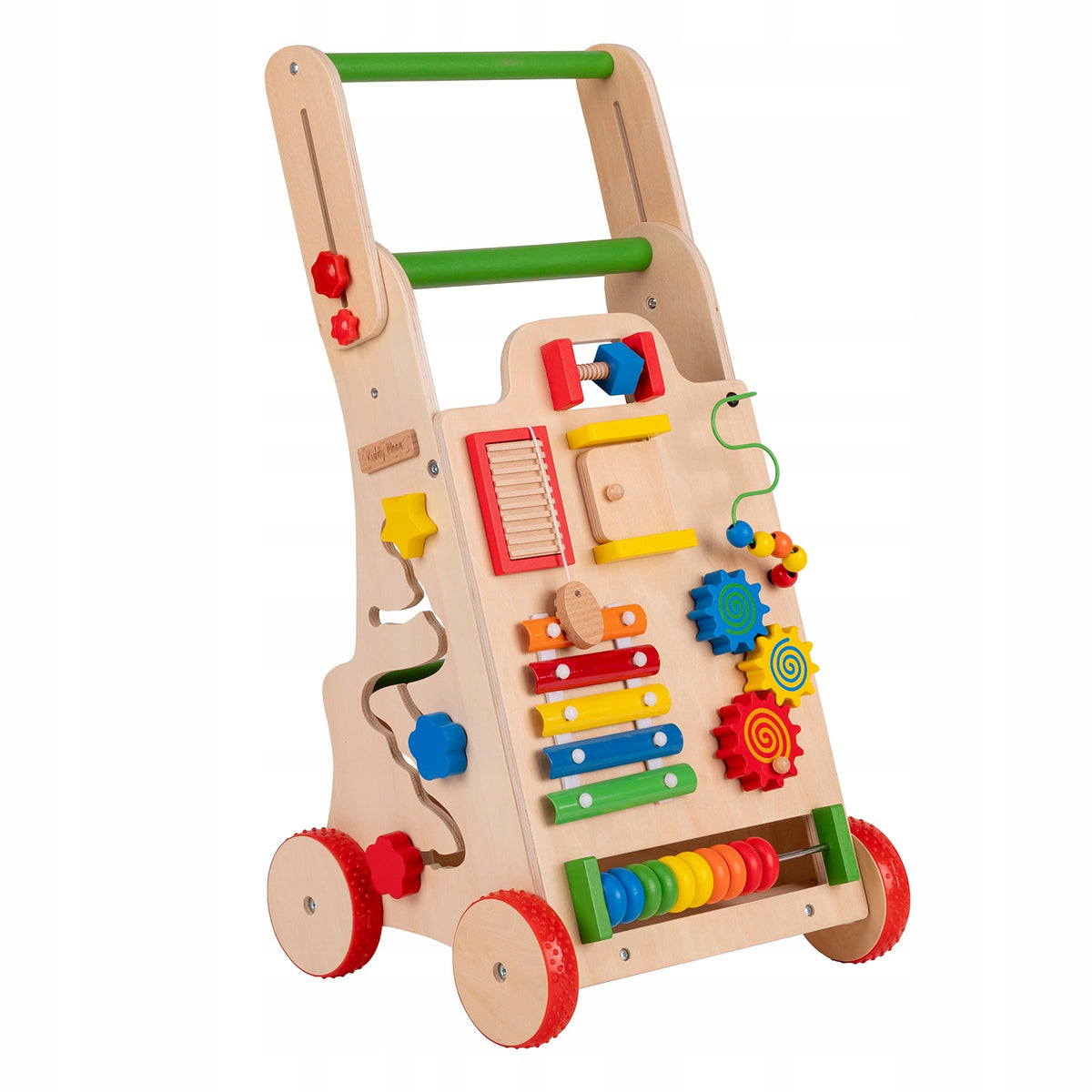 Wooden walker interactive pusher For Children KiddyMoon WK-002 Manufacturer code kdm