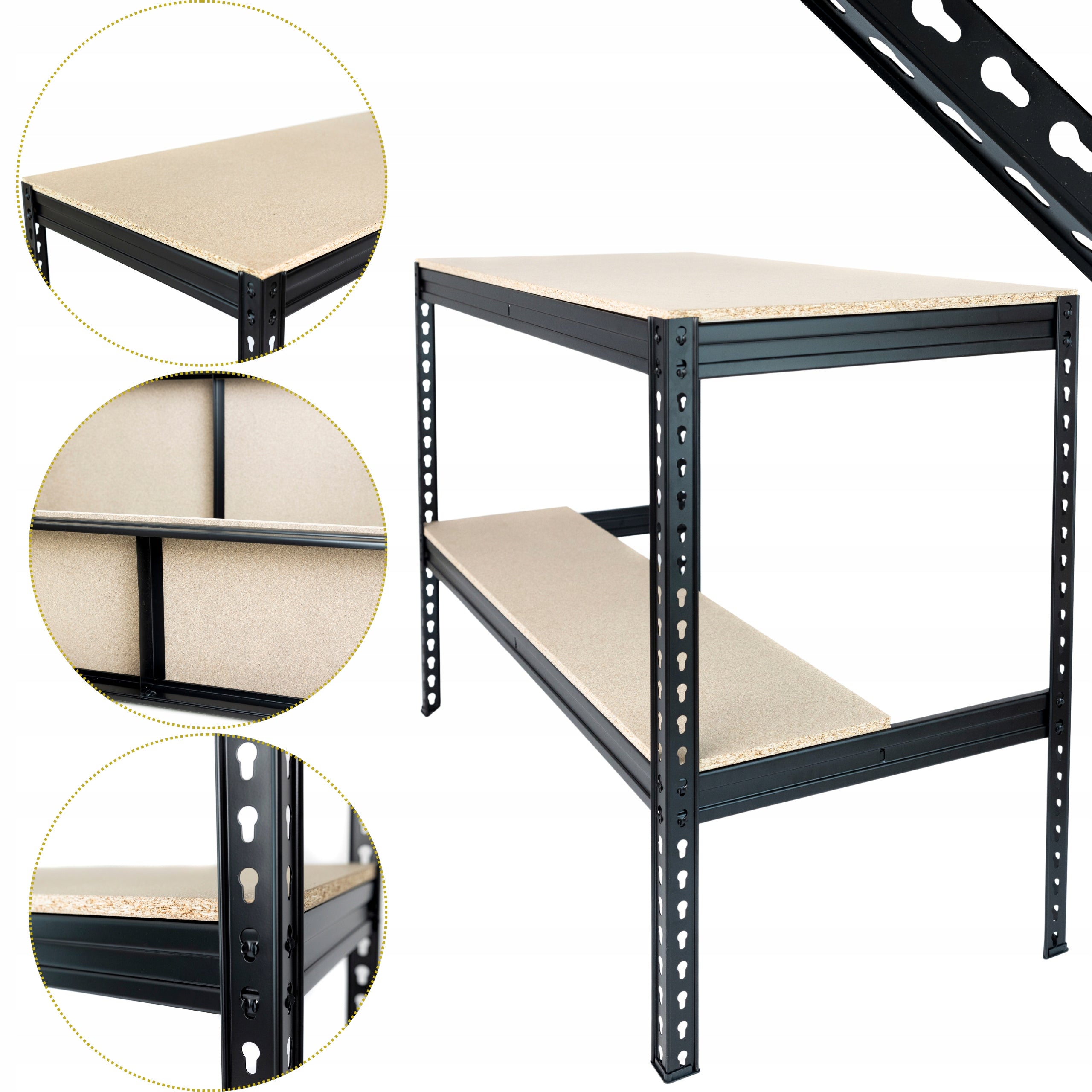 Workbench ePlatinum 120x60x90 2x400kg Painted SOLID THICK Plates