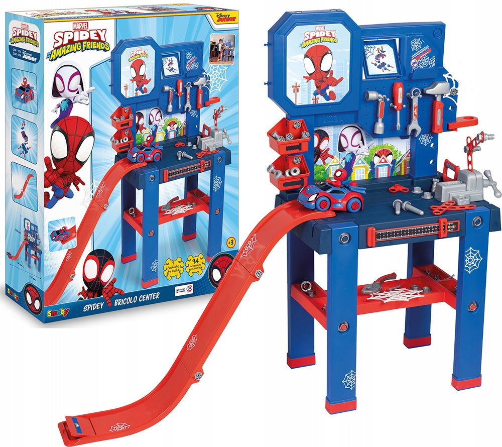 Workshop Bricolo Spidey Disney Tools Spiderman DIY Smoby