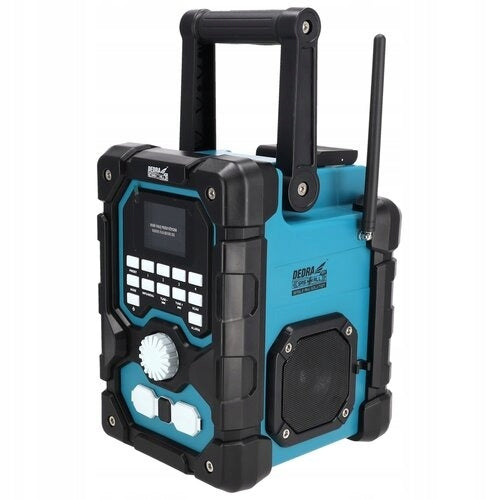 Workshop Construction Radio Dedra Bluetooth USB AUX Network Cordless Manufacturer code Radio warsztatowe Bluetooth 5.0 USB AUX FM