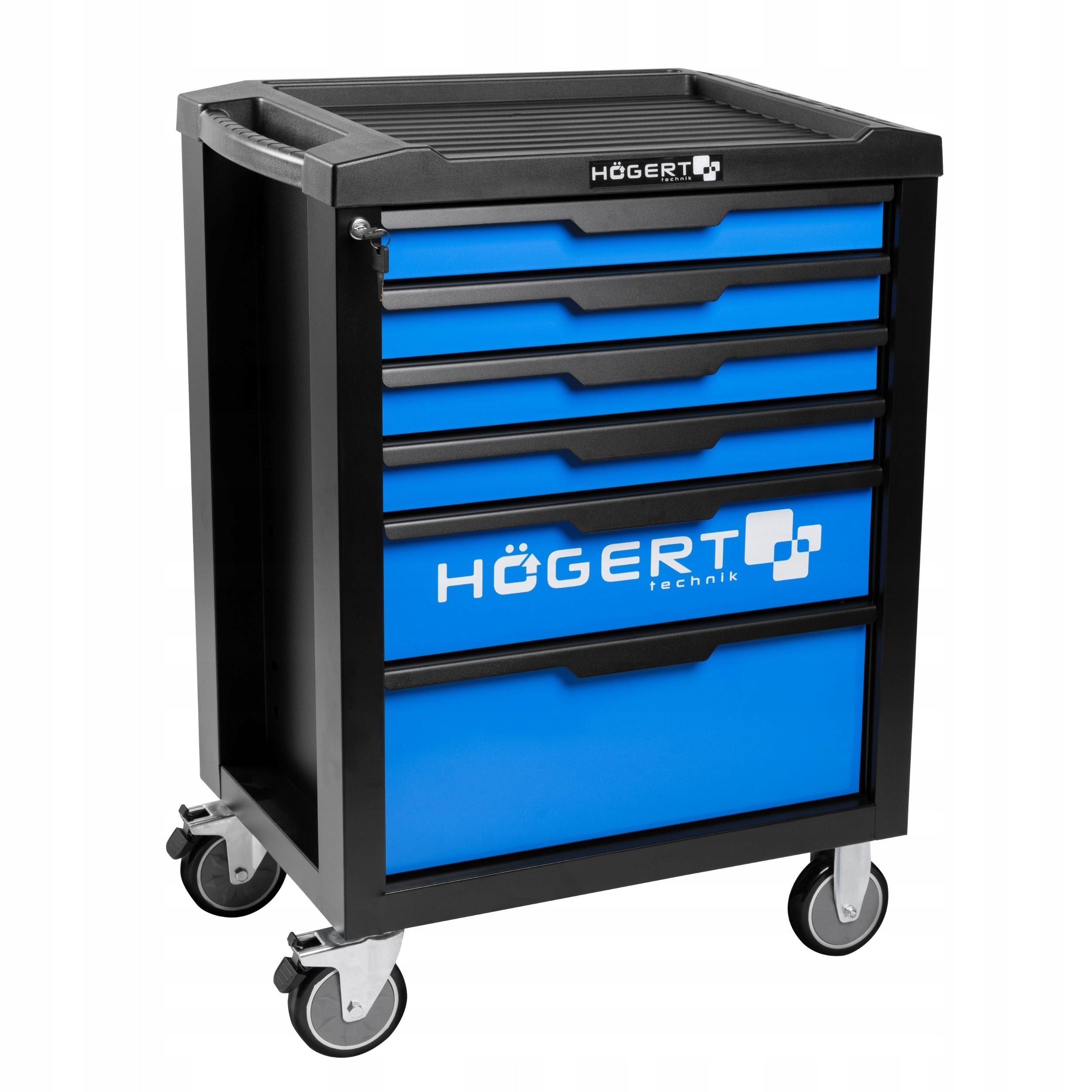 Workshop cabinet HOEGERT Technik 274 el. 6 drawers, on wheels, with lock EAN (GTIN) 5902801695506