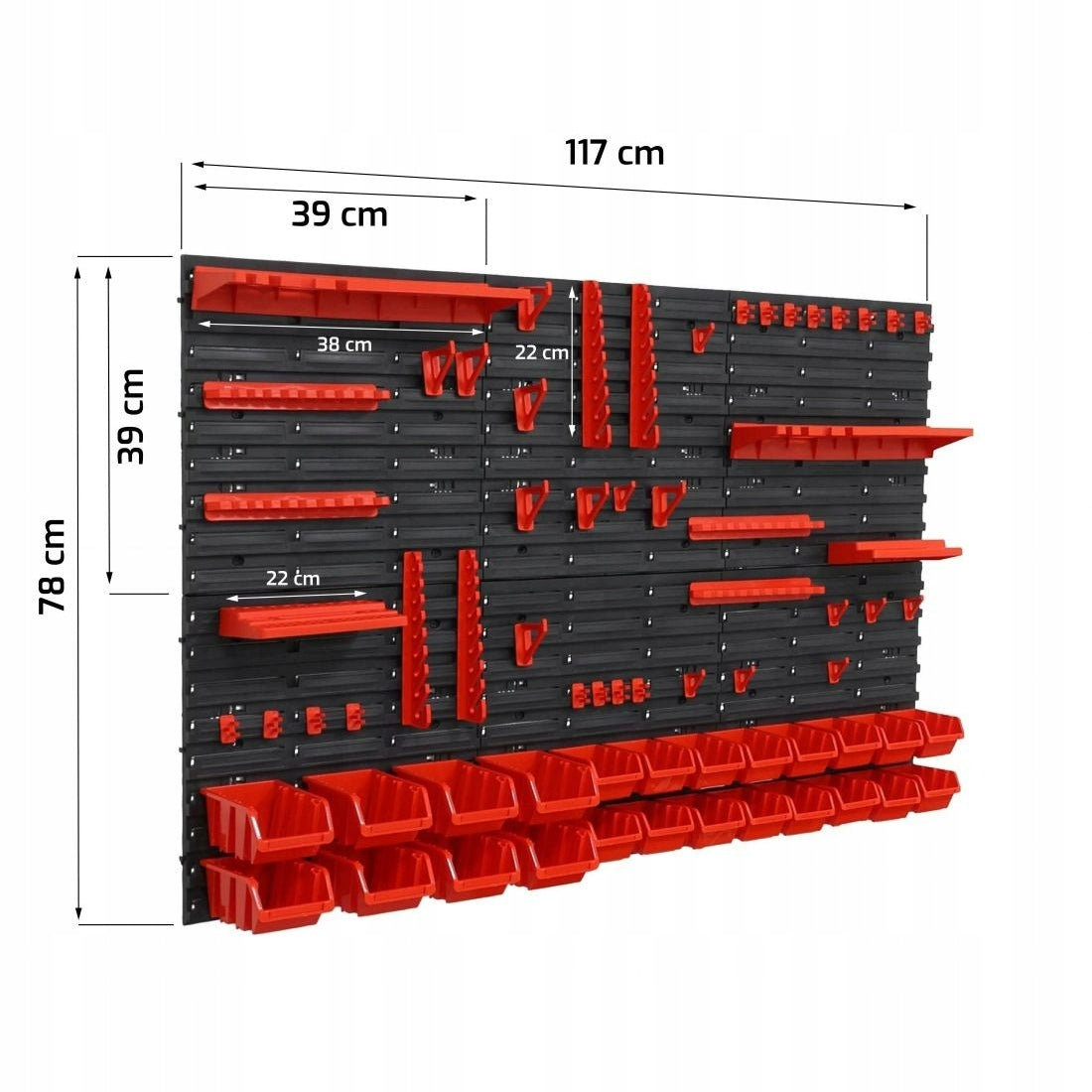 Workshop tool board 120x80 wall for tools Toolbox System EAN (GTIN) 5905031000379