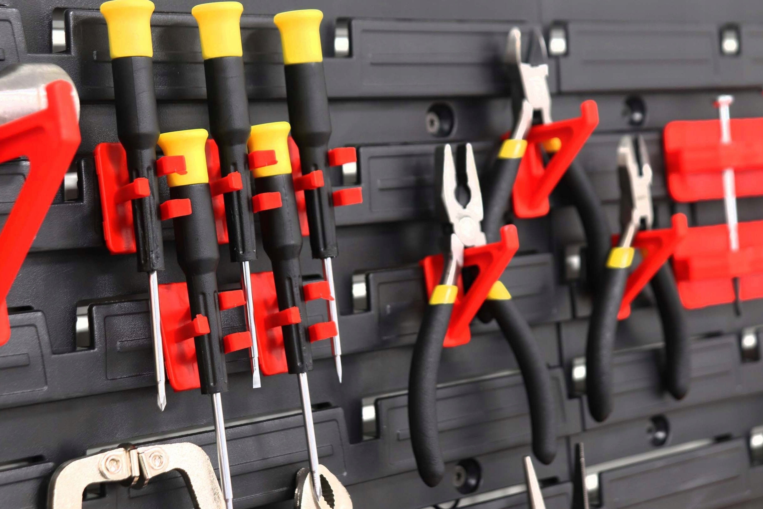 Workshop tool board 180x80 wall for tools Toolbox System Product height 78 cm
