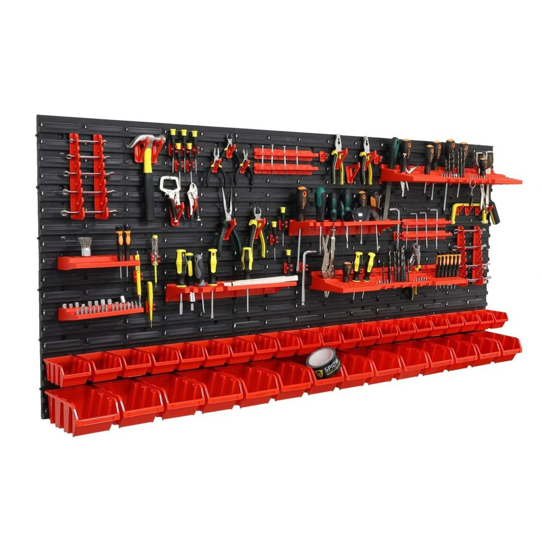 Workshop tool board 180x80 wall for tools Toolbox System