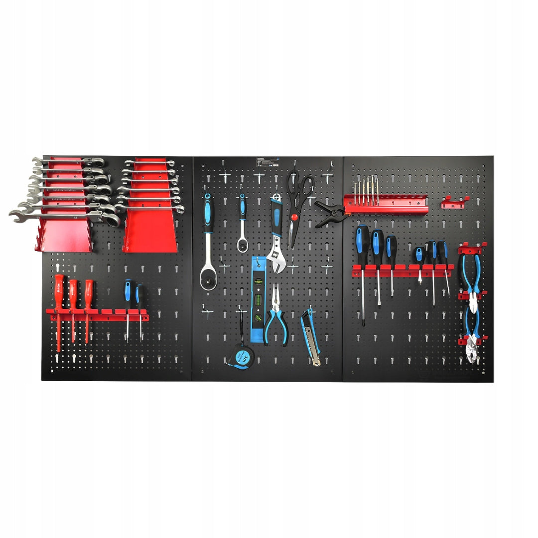 Workshop tool wall 120x60 cm with steel handles for garage Product width 120 cm