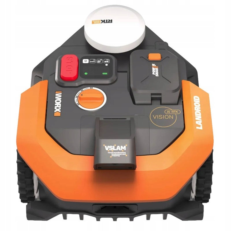 Worx Landroid Vision Cloud 650 WR365E 2WD RTK 650 m2 Mowing width 18 cm