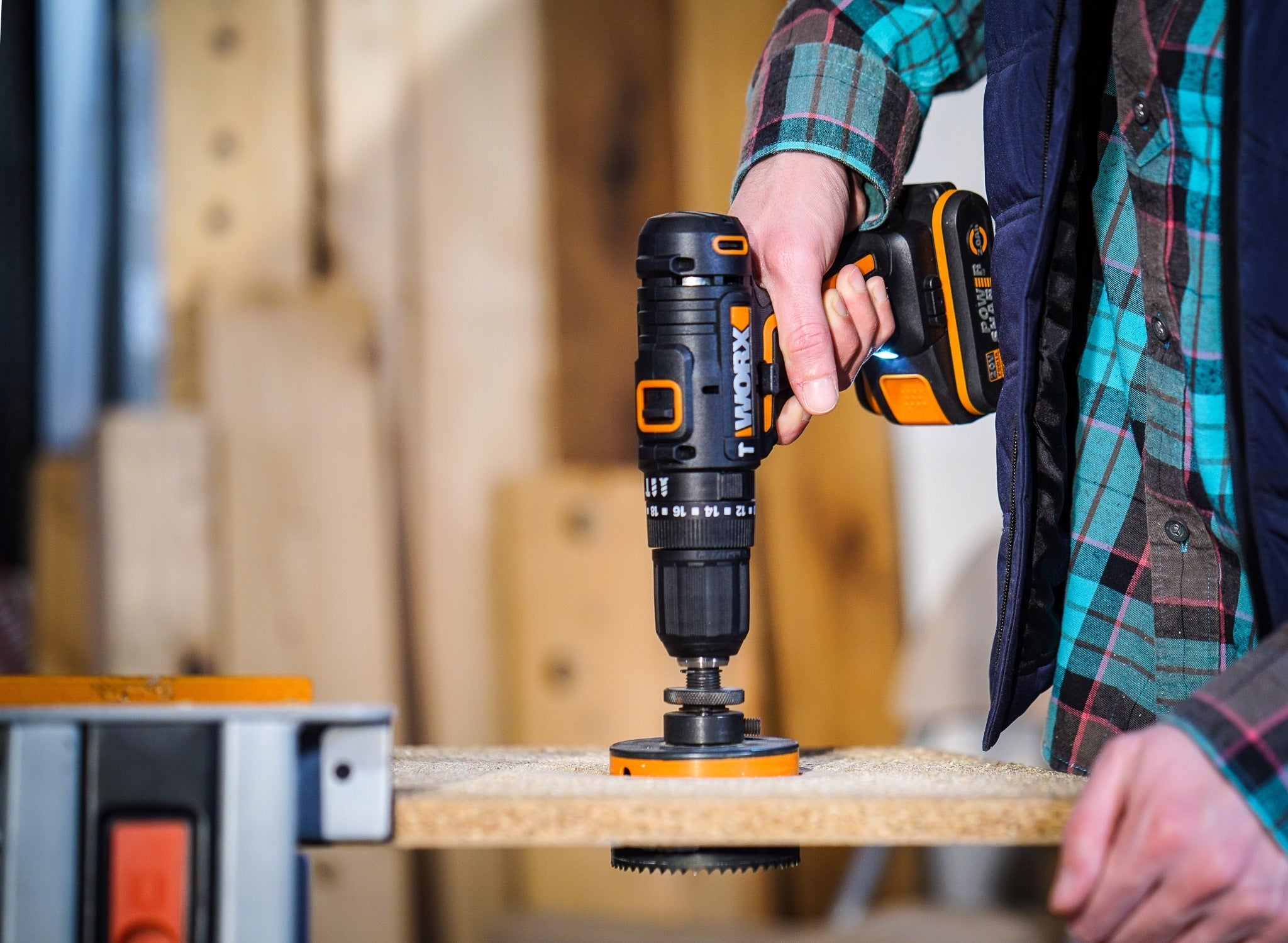 Worx WX100 20V DRILL CORDLESS SCREWDRIVER 30Nm Battery 2,0Ah Packaging status original