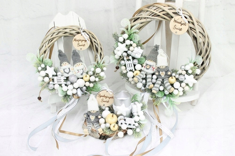 Wreath Christmas wreath for door ornament Brand no brand