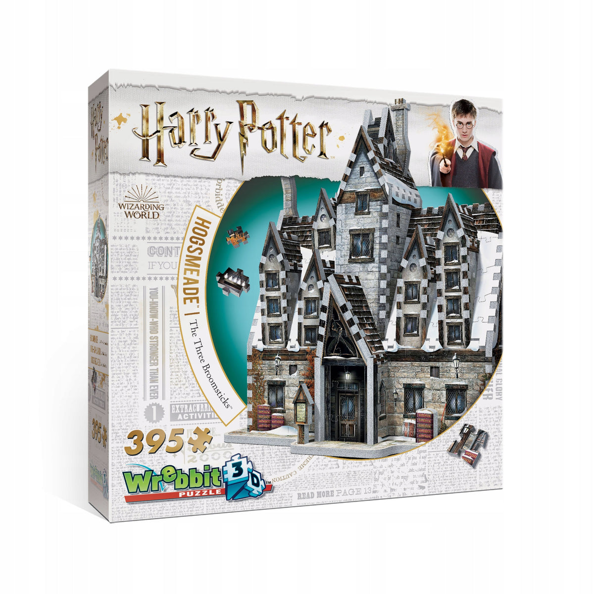 Wrebbit 3D Puzzle Harry Potter Hogsmeade 395 Pieces