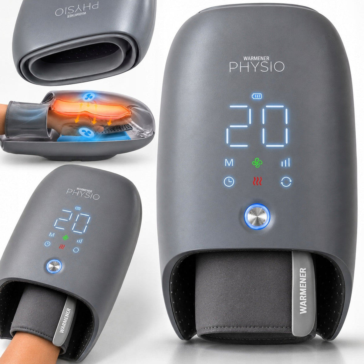 Wrist Hand Massager Hand Rehabilitation Wireless Acupressure