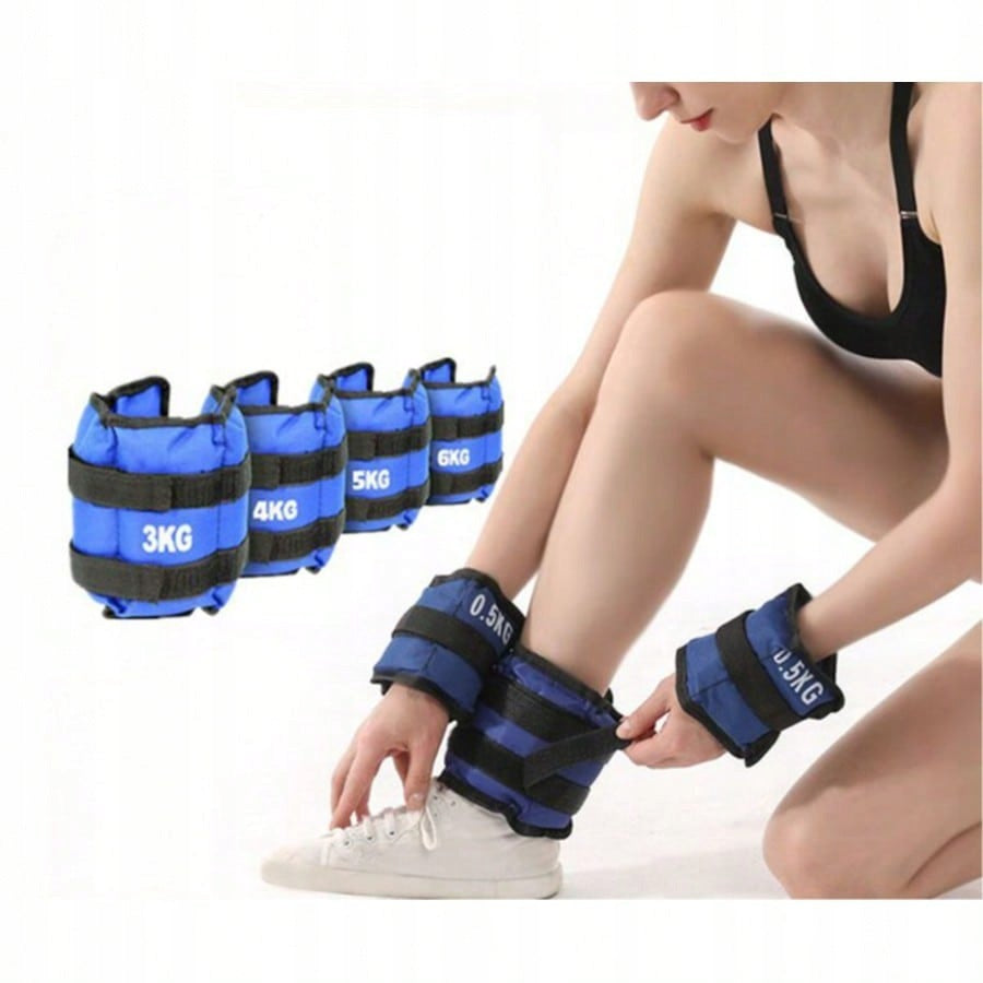 Wrist and Ankle Weights 2x1,5kg Adjustable Fitness Kmt Style Weight (mass) 3 kg