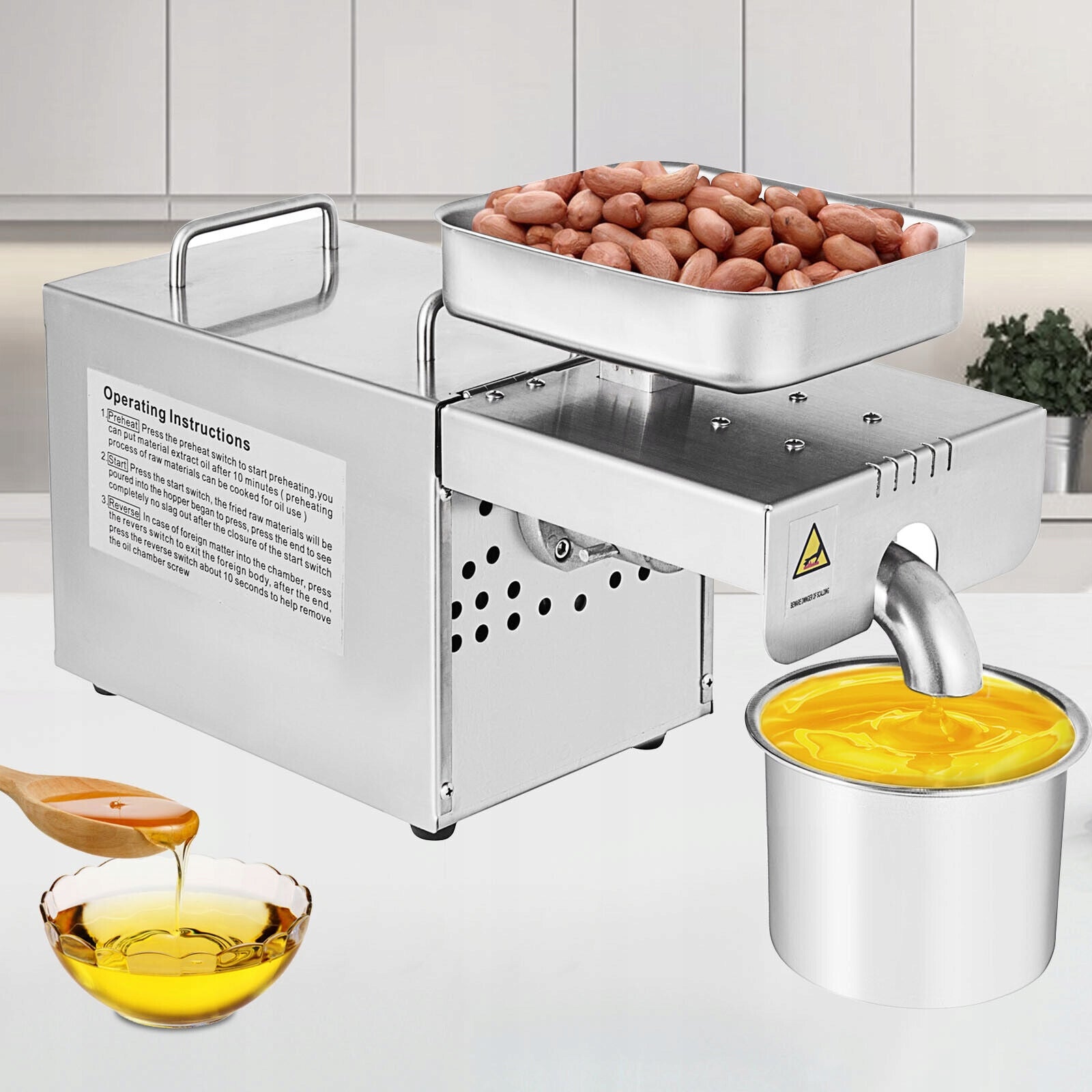 Wyciskarka wolnoobrotowa pozioma Vevor ZDZZ 460 W