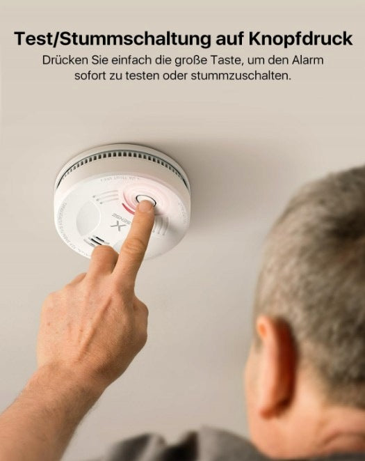 X-Sense Smoke detector, battery 10 years, fire detector 2 pcs Brand no brand