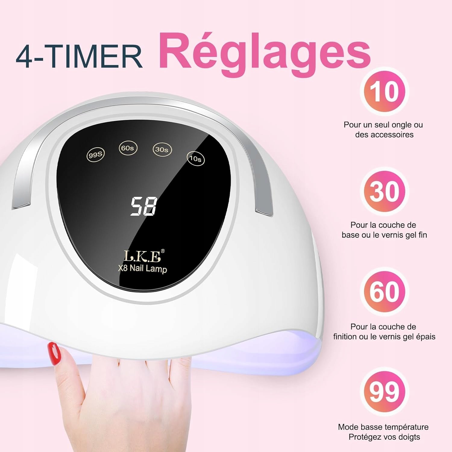 X8 Nail Lamp Medical device no