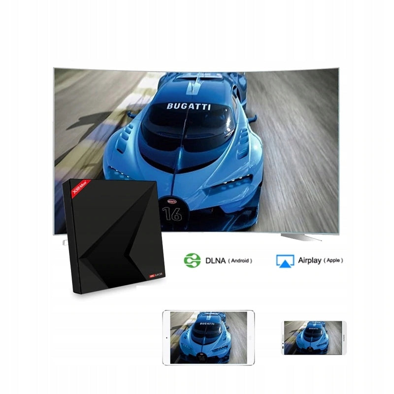 X88 Max Plus 4/64GB Android 9 Smart TV Brand Smart