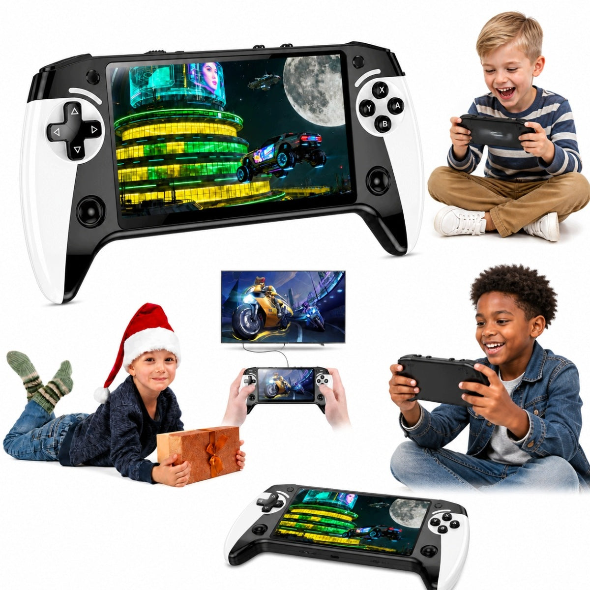 X9 Portable Gaming Console 5,5 inch, Large Screen Arcade Mini NEW