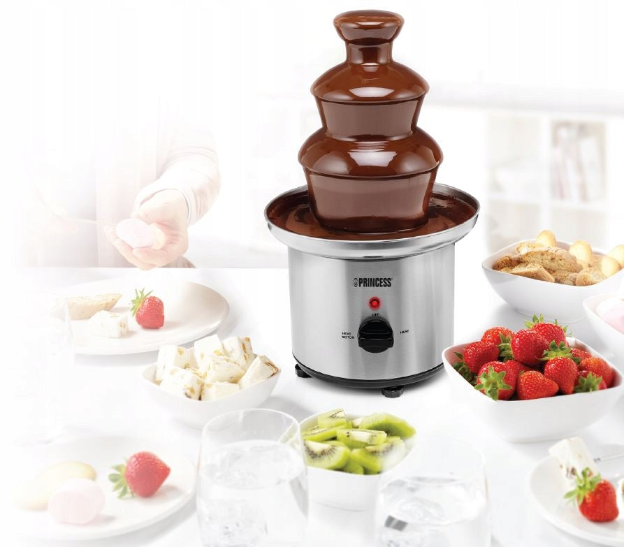 XL LARGE 3 LAYER ELECTRIC FOUNTAIN 1L CHOCOLATE FOR TABLE PARTY Packaging status original
