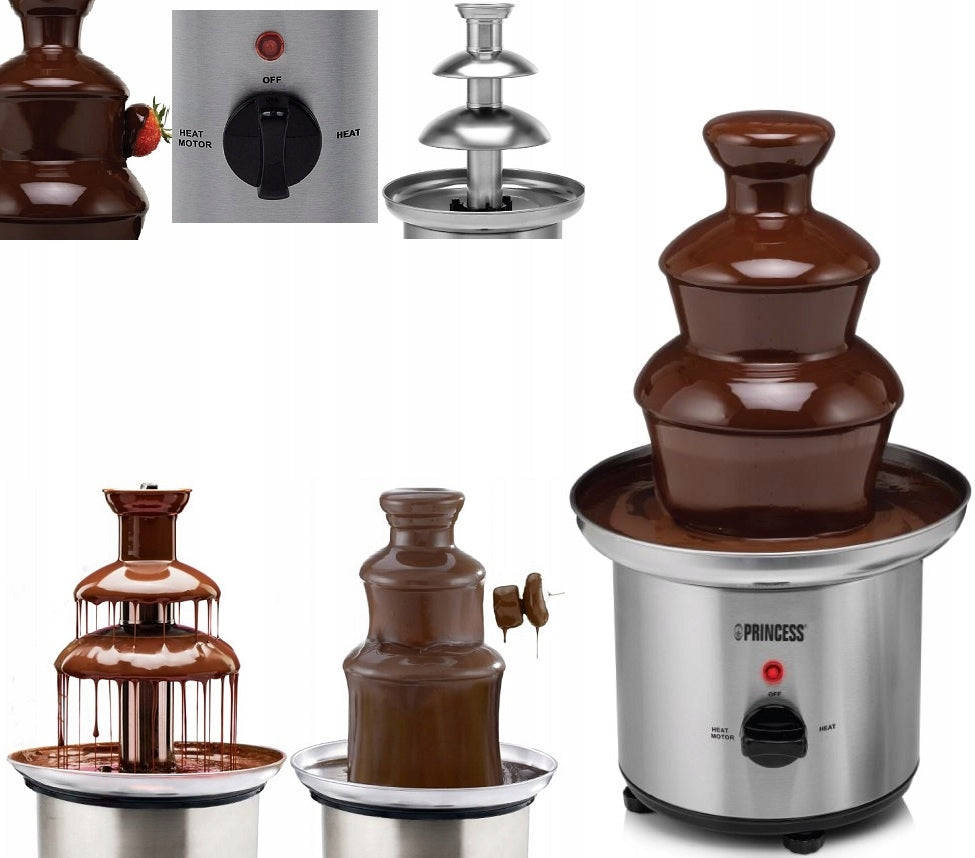 XL LARGE 3 LAYER ELECTRIC FOUNTAIN 1L CHOCOLATE FOR TABLE PARTY