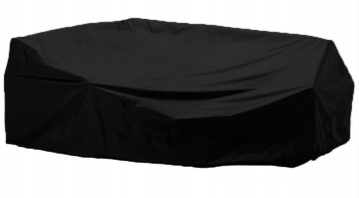 XXL COVER FOR GARDEN FURNITURE SOFA WATERPROOF TABLE Black 475x165x115cm
