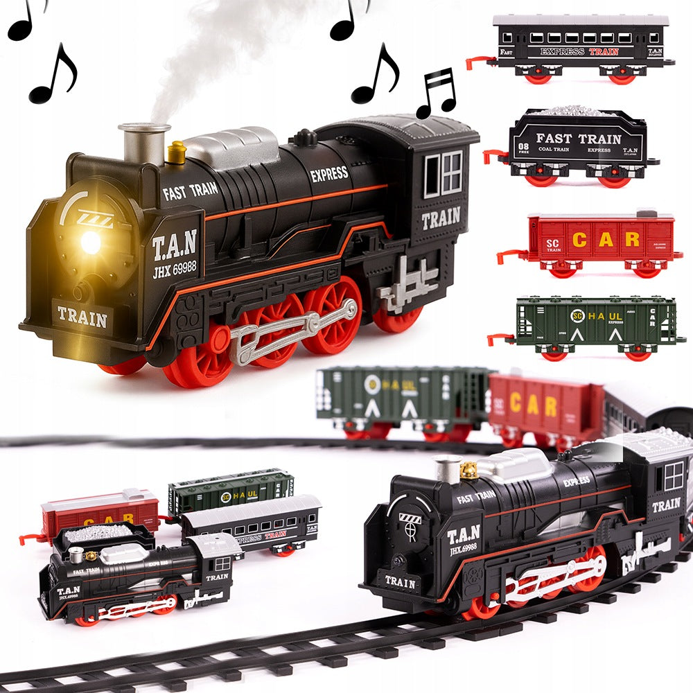 XXL ELECTRIC QUEUE FOR REMOTE CONTROL SMOKE LIGHT SOUND LARGE BATTERY TRACK