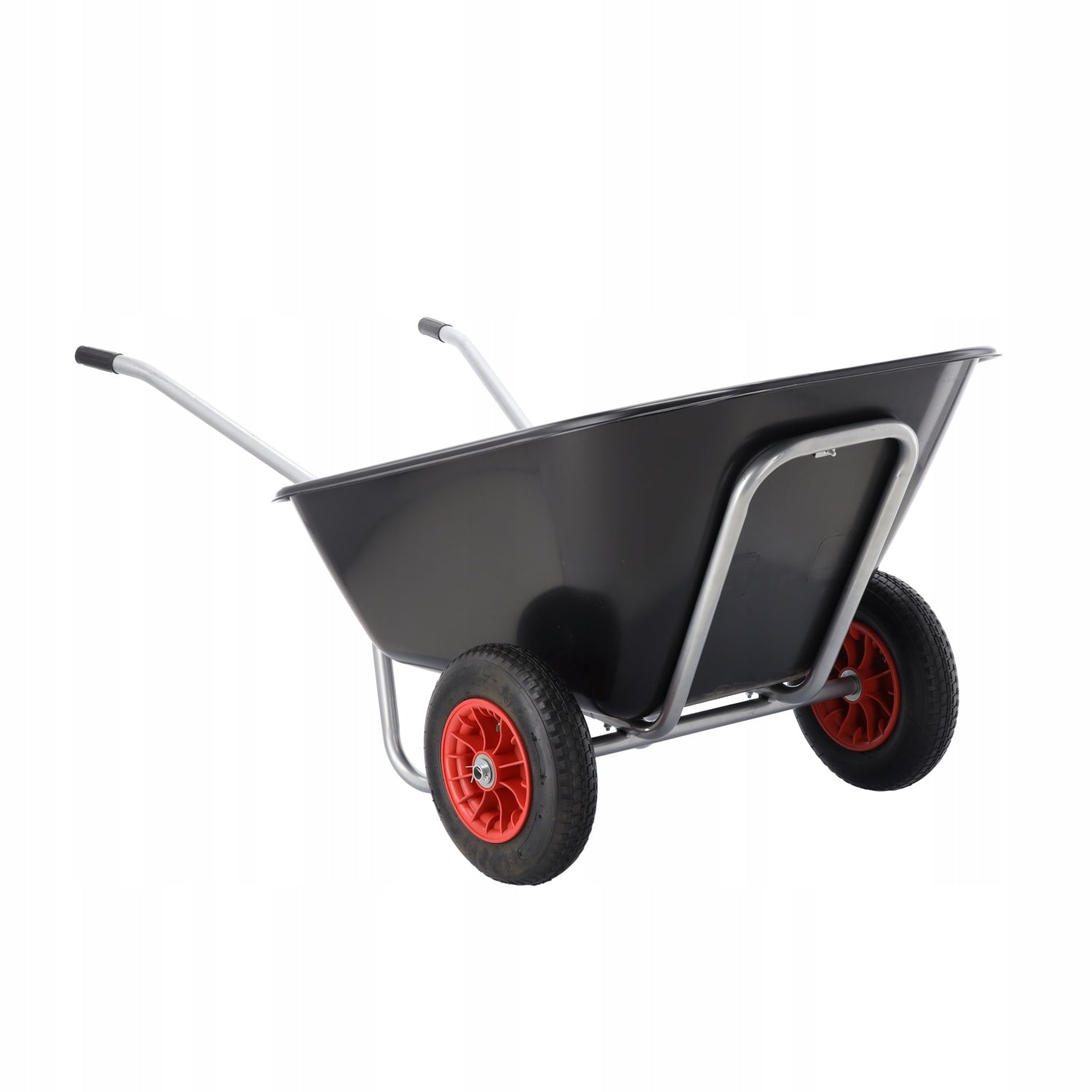XXL GARDEN wheelbarrow for garden TWO WHEELS 160 / 280L Trolley Solid Brand GardenLine