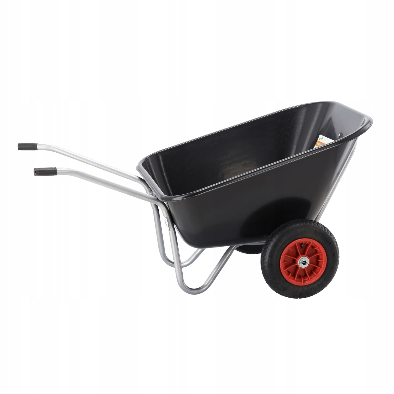XXL GARDEN wheelbarrow for garden TWO WHEELS 160 / 280L Trolley Solid Manufacturer code WOZ5226