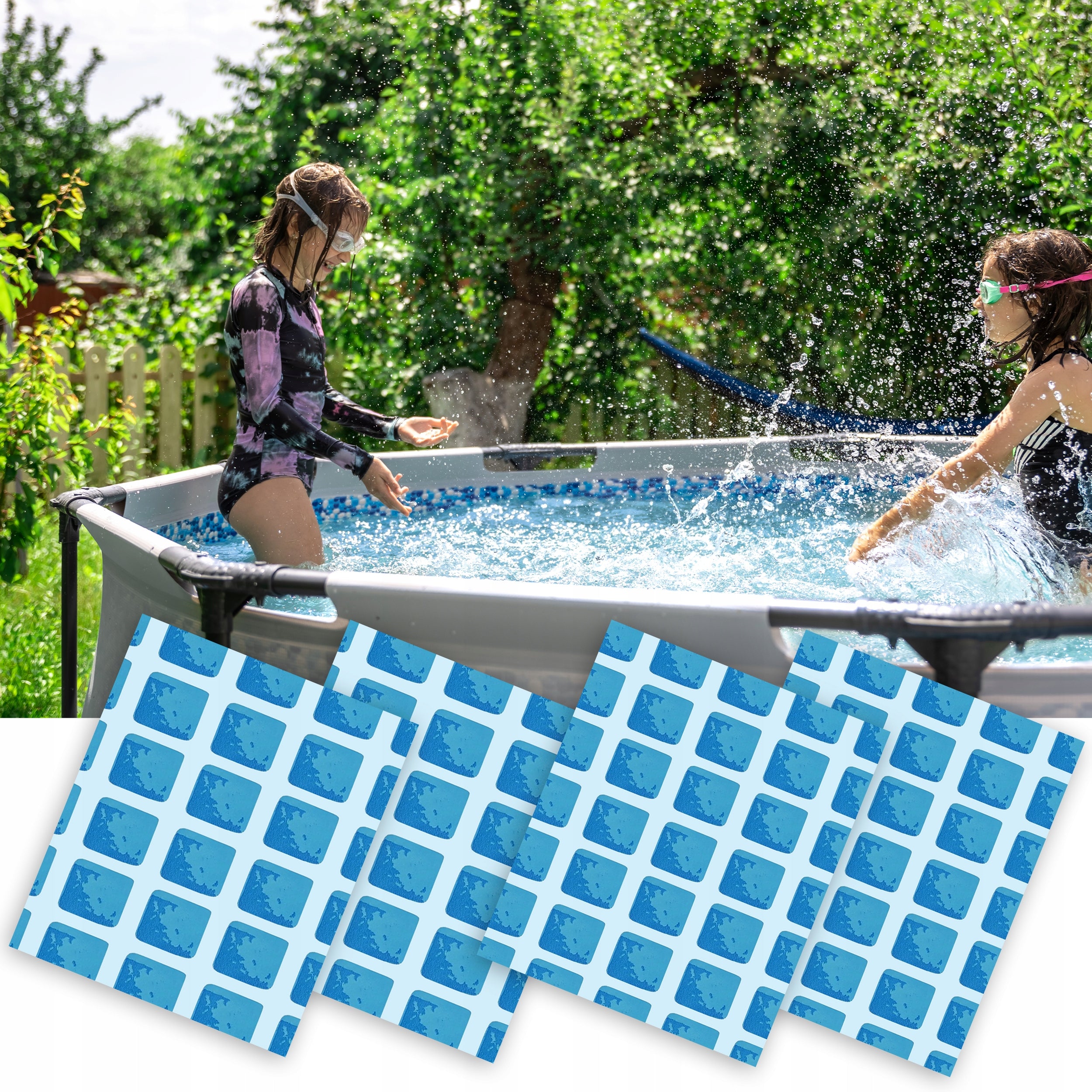 XXL Garden Pool Glue Kit Patches Patch +Glue Manufacturer code DO NAPRAWY BASENU DMUCHAŃCÓW TWORZYWA 2