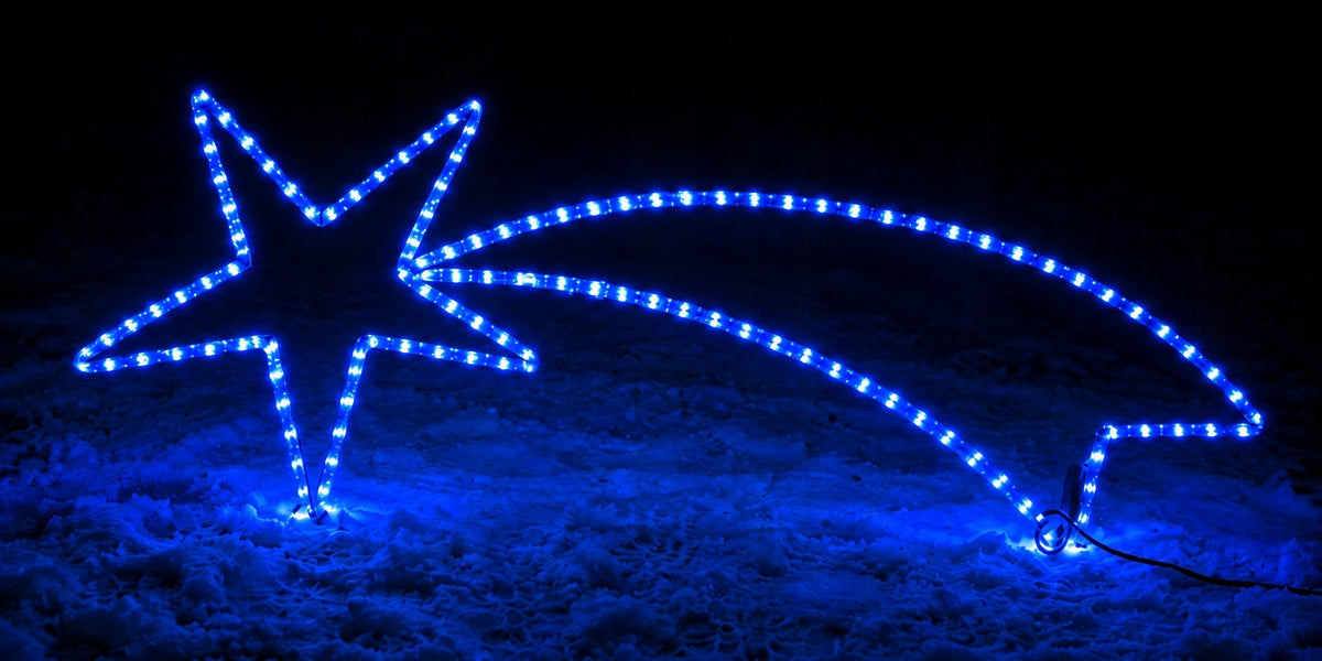 XXL LED star of Bethlehem! GREAT! - RED AND BLUE TO CHOOSE FROM!